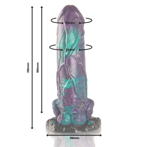 Epic Cybersilicock Basilisk Silikon-Dildo dubbel geschubd, groot Epic Cybersilicock Basilisk Silikon-Dildo dubbel geschubd, groot - Afbeelding 3
