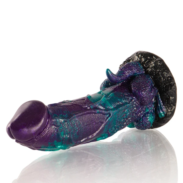 Epic Cybersilicock Basilisk Silikon-Dildo dubbel geschubd, groot