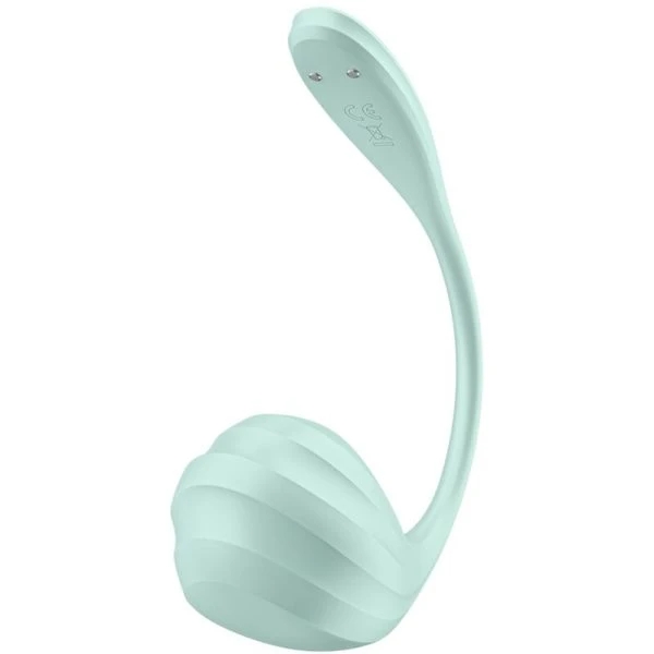 Satisfyer Partner Smooth Petal G-Punt Vibrator met App-bediening Watergroen