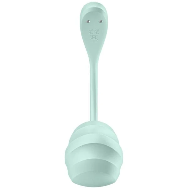 Satisfyer Partner Smooth Petal G-Punt Vibrator met App-bediening Watergroen