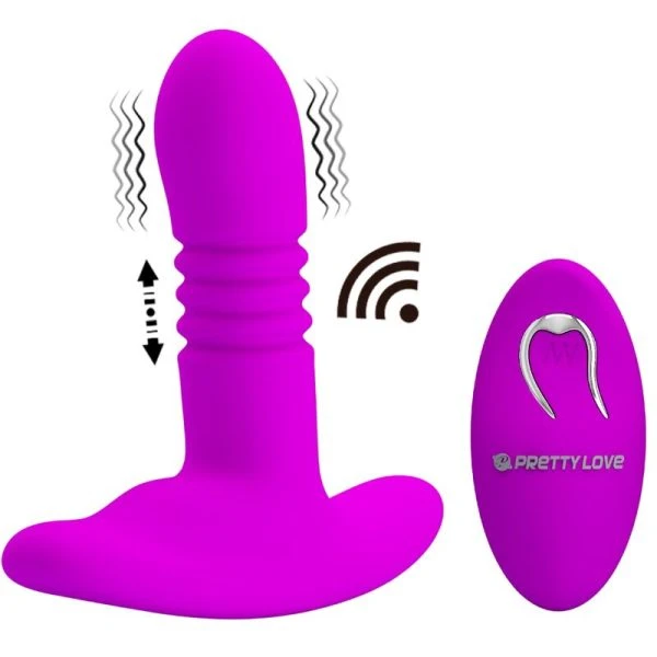 Remote Control Pretty Love Heather Anaalplug met Op-en-Neer-Functie, zwart Remote Control Pretty Love Heather Anaalplug met Op-en-Neer-Functie, zwart