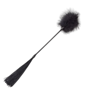 Secretplay 100% Fetish Staubwedel mit Peitsche, schwarz Secretplay 100% Fetish Staubwedel mit Peitsche, schwarz – Bild 1