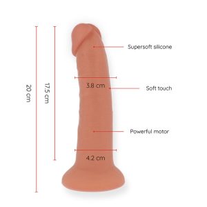 Oninder Bogotá Siliconen Vibrerende Dildo medium 20 cm met App-bediening Oninder Bogotá Siliconen Vibrerende Dildo medium 20 cm met App-bediening - Afbeelding 2