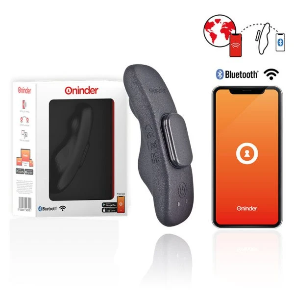 Oninder Manila Panty Opvouwbare Vibrator oplaadbaar met App 9,6 cm