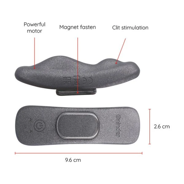 Oninder Manila Panty Opvouwbare Vibrator oplaadbaar met App 9,6 cm