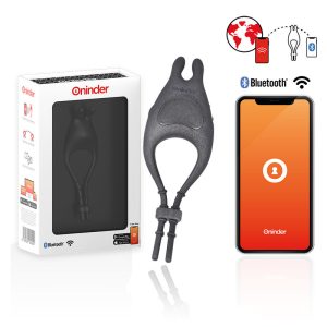 Oninder Pampa oplaadbare penisring met clitorisstimulator en app-bediening Oninder Pampa oplaadbare penisring met clitorisstimulator en app-bediening - Afbeelding 1