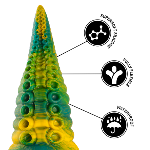 Epic Siliconen Dildo Cetus Tentakel groen klein Epic Siliconen Dildo Cetus Tentakel groen klein - Afbeelding 8