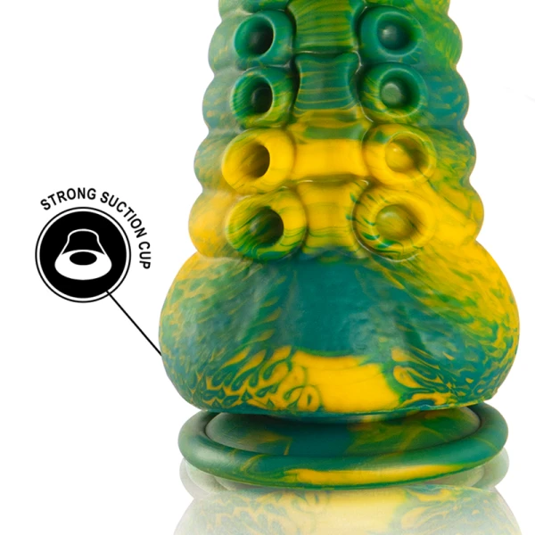 Epic Siliconen Dildo Cetus Tentakel groen klein