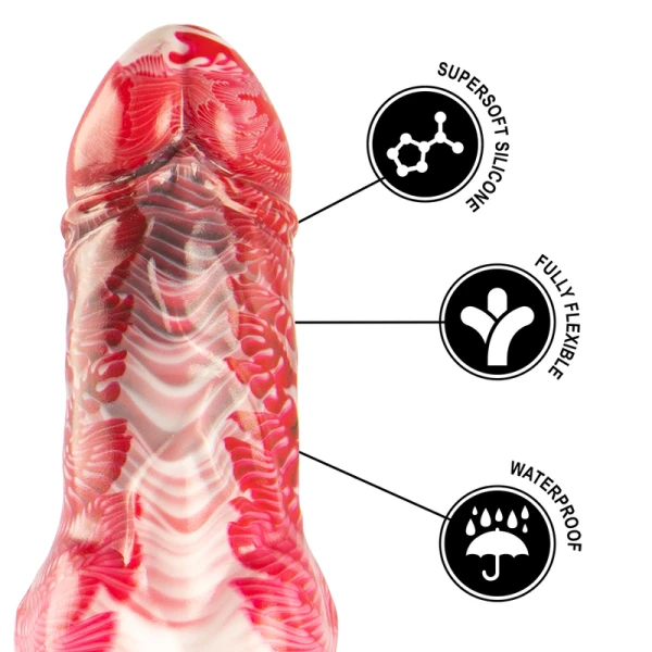 Epic Helios Siliconen Dildo met Balverwarming en Extase