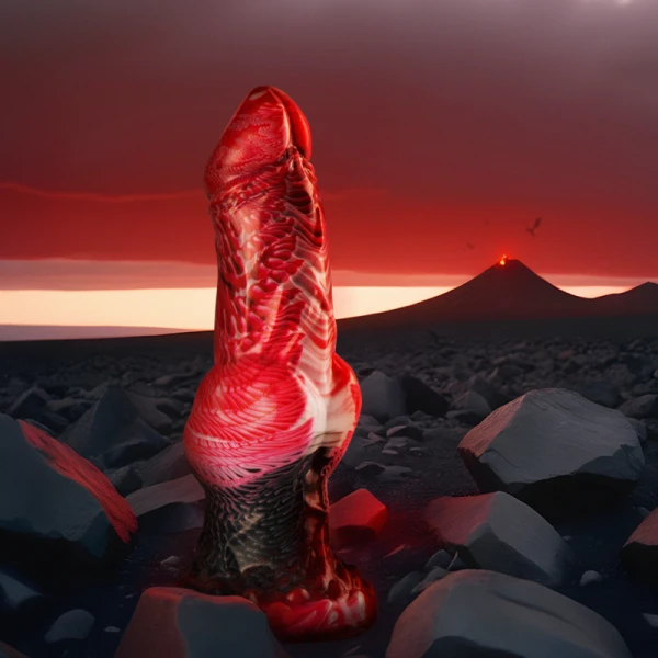 Epic Helios Siliconen Dildo met Balverwarming en Extase