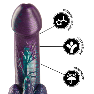 Epic Basilisk Silikon-Dildo mit doppelter Schuppenstruktur, kleine Größe Epic Basilisk Silikon-Dildo mit doppelter Schuppenstruktur, kleine Größe – Bild 7