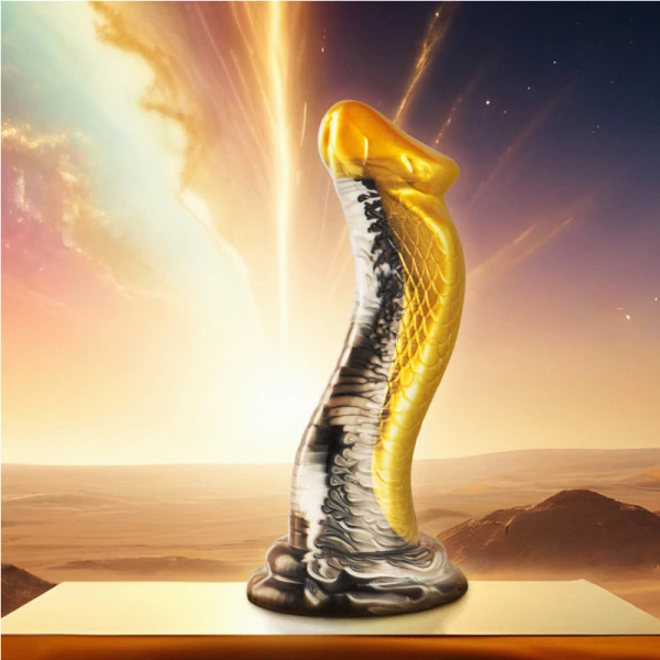 Epic Silikon-Dildo Drakon Gele Cobra 205 mm