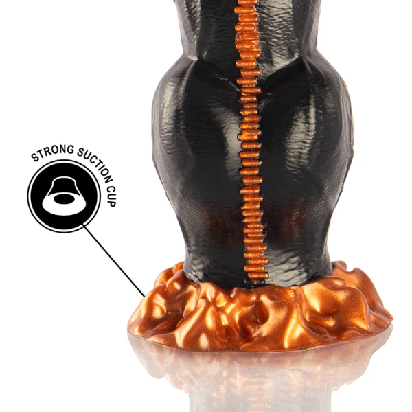 Epic Deimos Siliconen Dildo met Zuignap, 24 cm, mythologische kracht