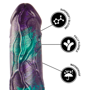 Epic Cybersilicock Basilisk Silikon-Dildo dubbel geschubd, groot Epic Cybersilicock Basilisk Silikon-Dildo dubbel geschubd, groot - Afbeelding 8
