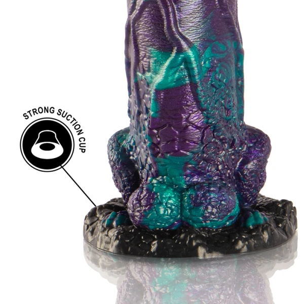 Epic Cybersilicock Basilisk Silikon-Dildo dubbel geschubd, groot
