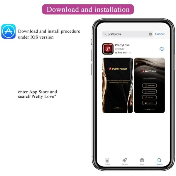 APP Series Pretty Love Ethan G-Punt Vibrator van siliconen oplaadbaar paars