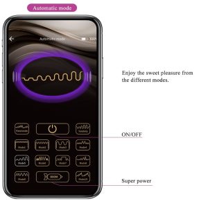APP Series Pretty Love Ethan G-Punt Vibrator van siliconen oplaadbaar paars APP Series Pretty Love Ethan G-Punt Vibrator van siliconen oplaadbaar paars - Afbeelding 15