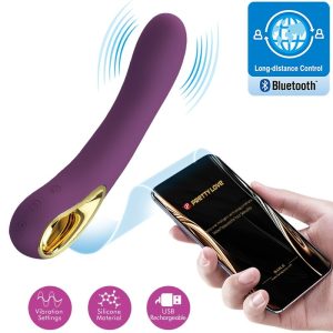 APP Series Pretty Love Ethan G-Punt Vibrator van siliconen oplaadbaar paars APP Series Pretty Love Ethan G-Punt Vibrator van siliconen oplaadbaar paars - Afbeelding 1