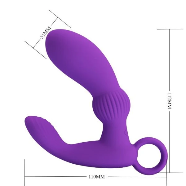 Anal Toys Pretty Love Cayla Anale Vibrator met Afstandsbediening Paars