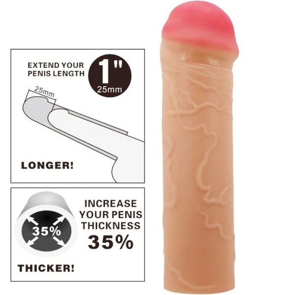 FOR HIM Pretty Love Penisverlängerer Nile Cover in Naturfarbe FOR HIM Pretty Love Penisverlängerer Nile Cover in Naturfarbe