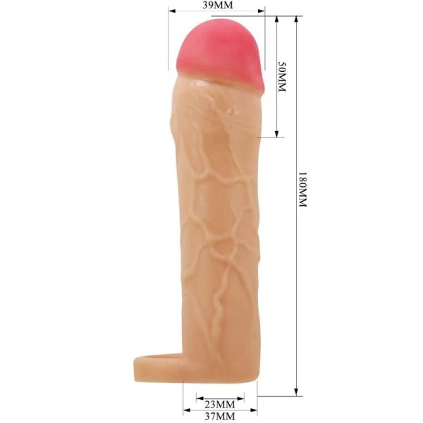 FOR HIM Pretty Love Hani Extension Penisverlengingshuls met stimulatieknopen