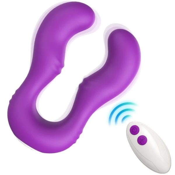 Armony Vibrators Seraph Vibrator met Dubbele Afstandsbediening Paars