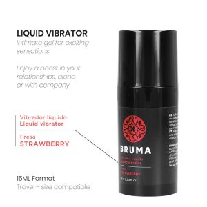 Bruma Vloeibare Vibrator Ultra Glijdend Aardbei Bruma Vloeibare Vibrator Ultra Glijdend Aardbei - Afbeelding 2