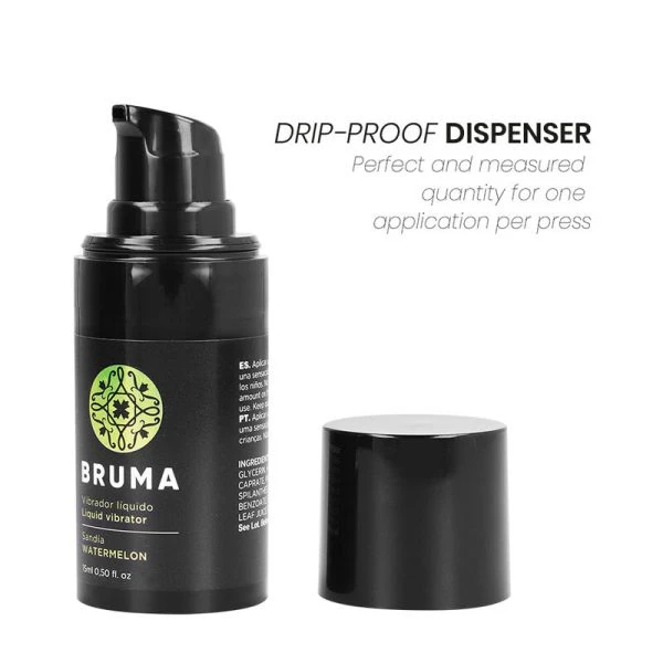 Bruma Flüssigvibrator Intimgel mit Wassermelonengeschmack