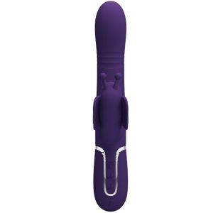 High Tech Pretty Love Multifunktions-Konijnenvibrator 4 in 1 Vlinder Paars High Tech Pretty Love Multifunktions-Konijnenvibrator 4 in 1 Vlinder Paars - Afbeelding 2