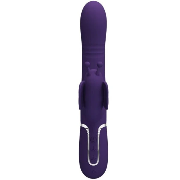 High Tech Pretty Love Multifunktions-Konijnenvibrator 4 in 1 Vlinder Paars High Tech Pretty Love Multifunktions-Konijnenvibrator 4 in 1 Vlinder Paars