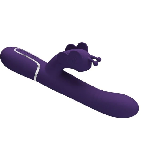 High Tech Pretty Love Multifunktions-Konijnenvibrator 4 in 1 Vlinder Paars High Tech Pretty Love Multifunktions-Konijnenvibrator 4 in 1 Vlinder Paars