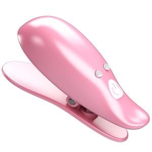 Pretty Love Vibrierende Nippelklemmen Leaf mit 10 Funktionen, Rosa Pretty Love Vibrierende Nippelklemmen Leaf mit 10 Funktionen, Rosa – Bild 1
