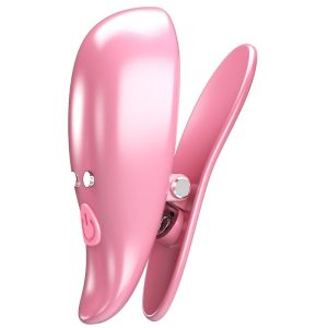 Pretty Love Vibrierende Nippelklemmen Leaf mit 10 Funktionen, Rosa Pretty Love Vibrierende Nippelklemmen Leaf mit 10 Funktionen, Rosa – Bild 2