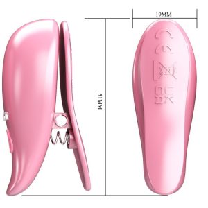 Pretty Love Vibrierende Nippelklemmen Leaf mit 10 Funktionen, Rosa Pretty Love Vibrierende Nippelklemmen Leaf mit 10 Funktionen, Rosa – Bild 6