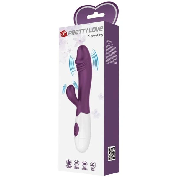 High Tech Pretty Love Snappy G-Punt Vibrator Paars High Tech Pretty Love Snappy G-Punt Vibrator Paars