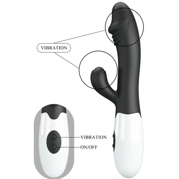 High Tech Pretty Love Snappy G-Punt Vibrator Zwart High Tech Pretty Love Snappy G-Punt Vibrator Zwart