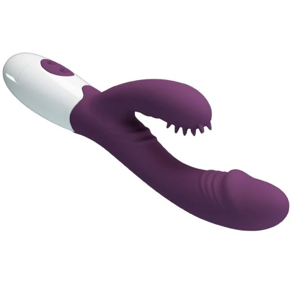 High Tech Pretty Love Andre Rabbit Vibrator & G-Punt-Stimulator Paars