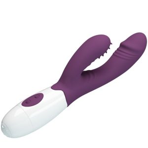High Tech Pretty Love Andre Rabbit Vibrator & G-Punt-Stimulator Paars High Tech Pretty Love Andre Rabbit Vibrator & G-Punt-Stimulator Paars - Afbeelding 4