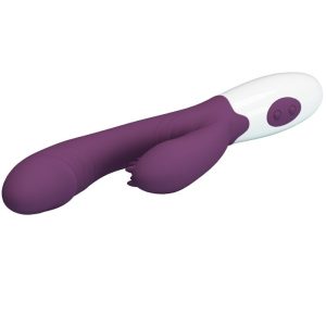 High Tech Pretty Love Andre Rabbit Vibrator & G-Punt-Stimulator Paars High Tech Pretty Love Andre Rabbit Vibrator & G-Punt-Stimulator Paars - Afbeelding 6