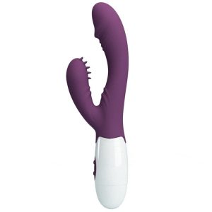 High Tech Pretty Love Andre Rabbit Vibrator & G-Punt-Stimulator Paars High Tech Pretty Love Andre Rabbit Vibrator & G-Punt-Stimulator Paars - Afbeelding 2