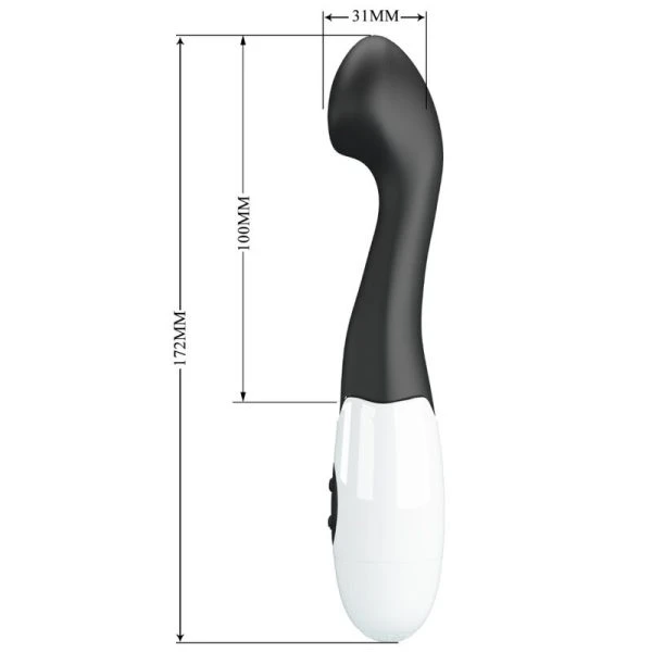 High Tech Pretty Love Charles G-Punkt Vibrator 30 Modi Zwart High Tech Pretty Love Charles G-Punkt Vibrator 30 Modi Zwart