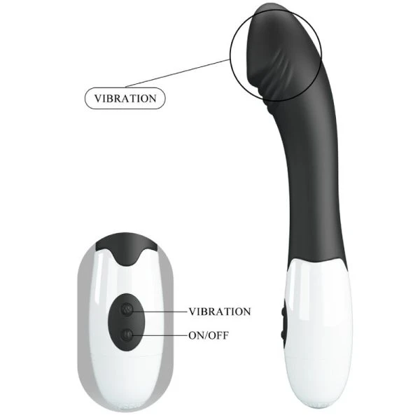 High Tech Pretty Love Elemental G-Punt Vibrator 30 Standen, Zwart