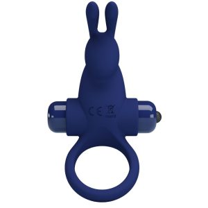 FOR HIM Pretty Love Jiro vibrerende penisring met konijnenoren blauw FOR HIM Pretty Love Jiro vibrerende penisring met konijnenoren blauw - Afbeelding 2