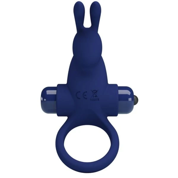 FOR HIM Pretty Love Jiro vibrerende penisring met konijnenoren blauw FOR HIM Pretty Love Jiro vibrerende penisring met konijnenoren blauw