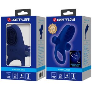 FOR HIM Pretty Love Palle Ring met trilling blauw FOR HIM Pretty Love Palle Ring met trilling blauw - Afbeelding 9
