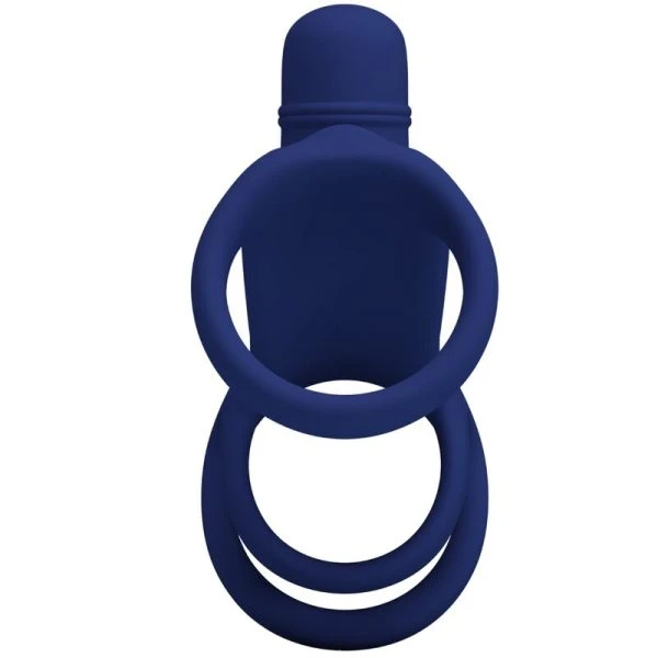 FOR HIM Pretty Love Elish Vibratiering met verlenging, blauw