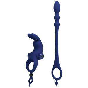 FOR HIM Pretty Love Ayad Rabbit Vibratorring met stekker Blauw FOR HIM Pretty Love Ayad Rabbit Vibratorring met stekker Blauw - Afbeelding 5