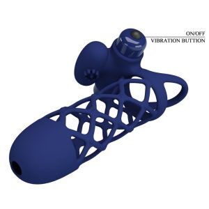 FOR HIM Pretty Love Giann Vibratorring mit Silikonhülle blau FOR HIM Pretty Love Giann Vibratorring mit Silikonhülle blau – Bild 5