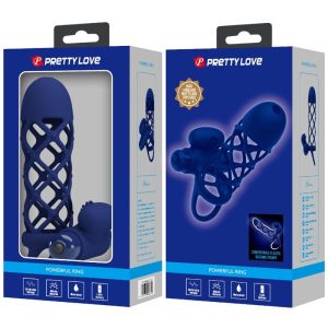 FOR HIM Pretty Love Giann Vibratorring mit Silikonhülle blau FOR HIM Pretty Love Giann Vibratorring mit Silikonhülle blau – Bild 7