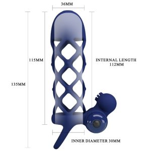 FOR HIM Pretty Love Giann Vibratorring mit Silikonhülle blau FOR HIM Pretty Love Giann Vibratorring mit Silikonhülle blau – Bild 4